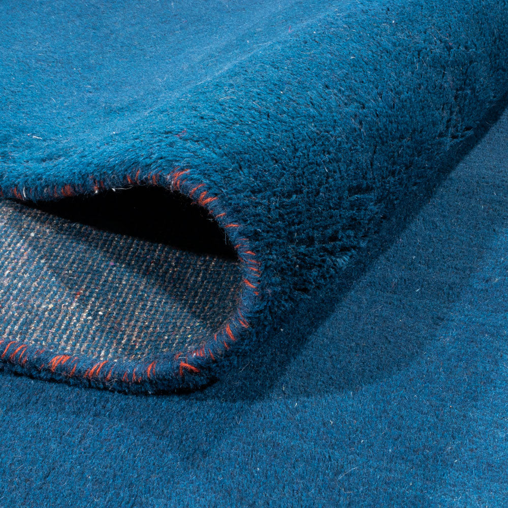 Dywan Gabbeh - Indus - 396 x 305 cm - niebieski