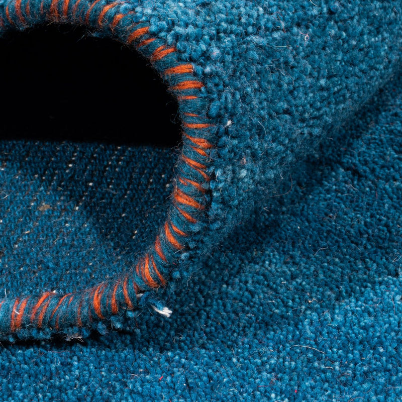 Dywan Gabbeh - Indus kwadratowy  - 254 x 251 cm - niebieski