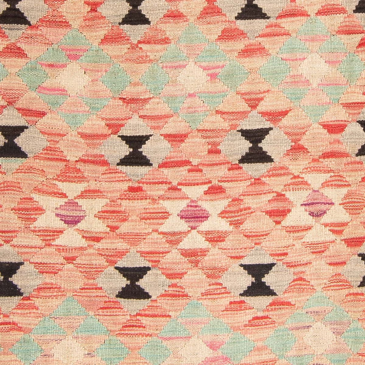 Dywan Kelim - Splash - 177 x 120 cm - jasna czerwień