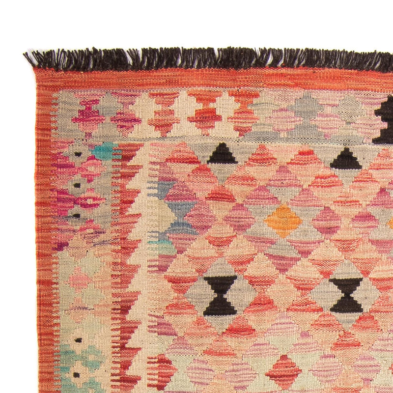 Dywan Kelim - Splash - 177 x 120 cm - jasna czerwień