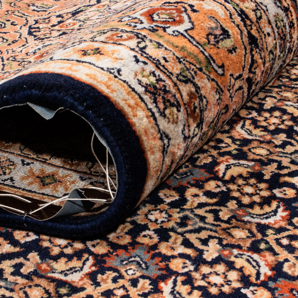 Orientalny dywan - Bijar - Indus - Royal - 309 x 203 cm - ciemnoniebieski