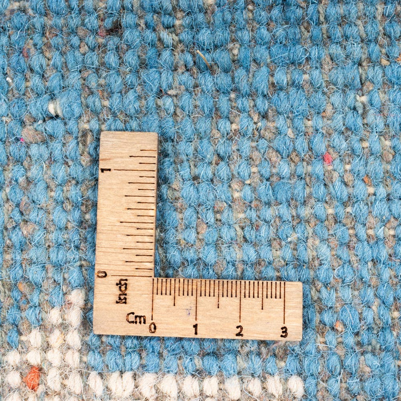 Dywan Gabbeh - Indus okrągły  - 195 x 195 cm - niebieski