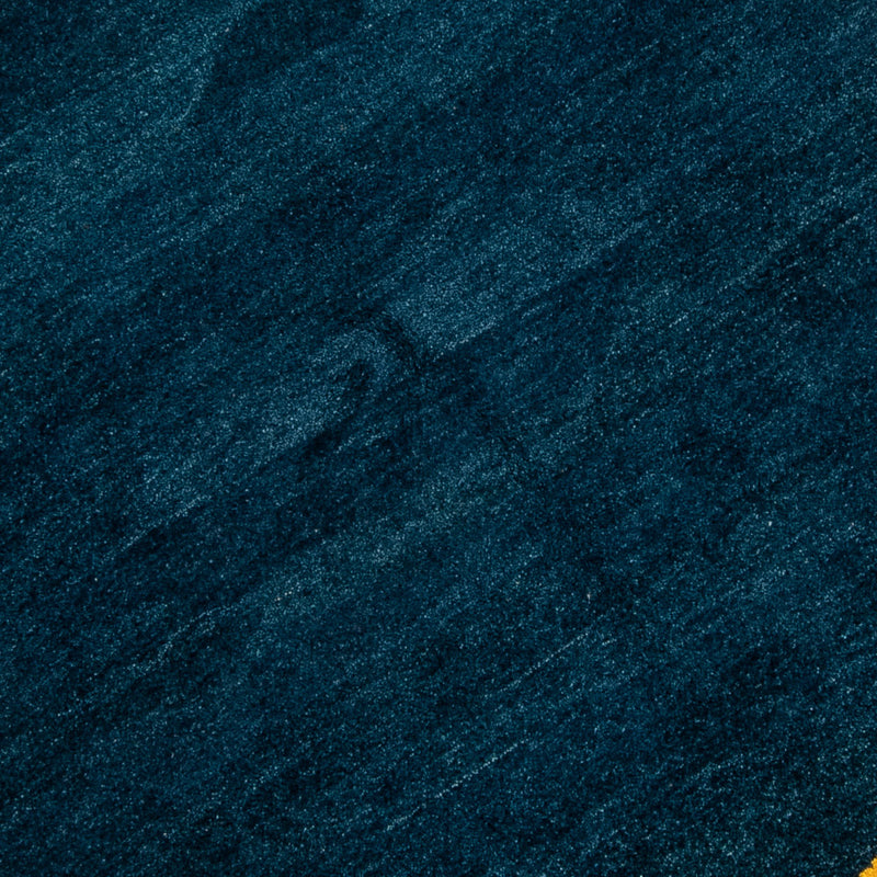 Dywan Gabbeh - Indus okrągły  - 193 x 193 cm - niebieski