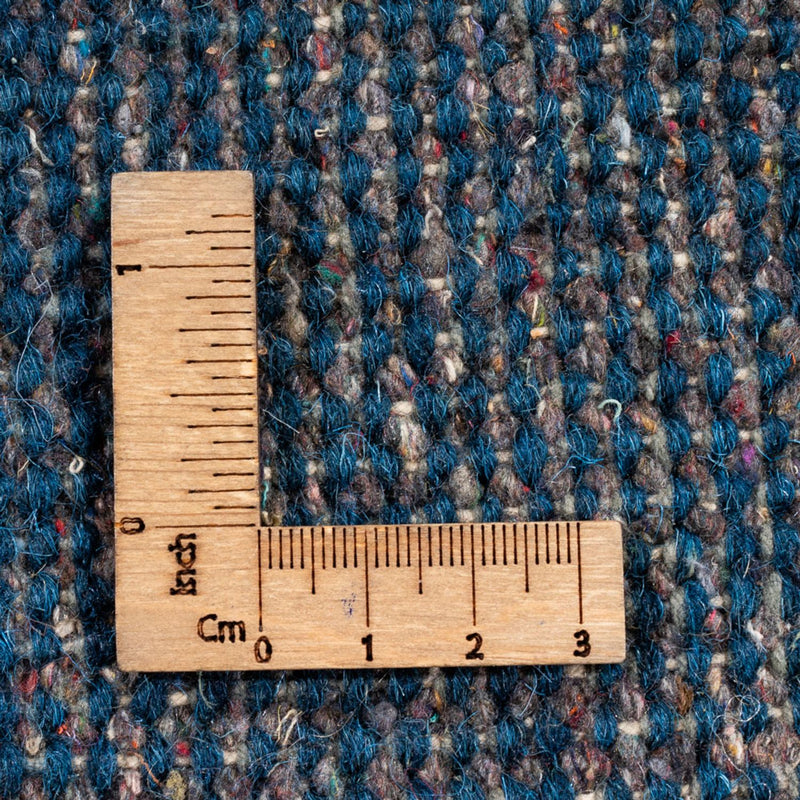 Dywan Gabbeh - Indus okrągły  - 190 x 190 cm - niebieski