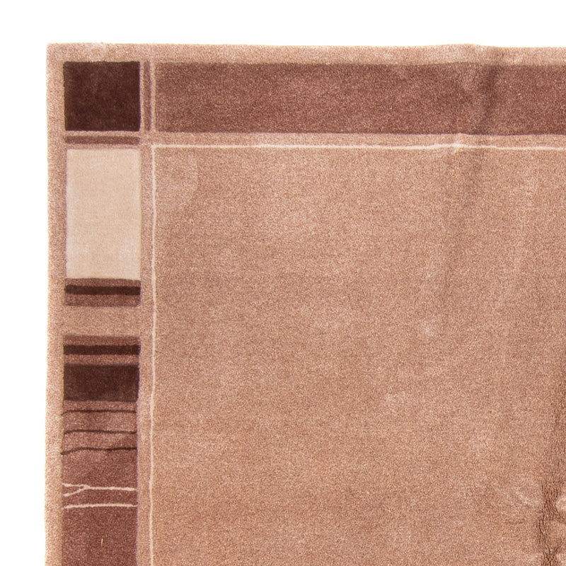 Dywan okrągły  - 200 x 200 cm - brązowy