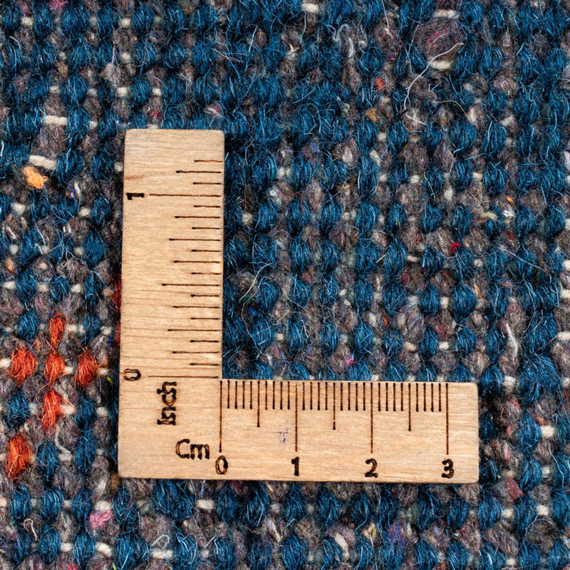 Dywan Gabbeh - Indus okrągły  - 199 x 199 cm - niebieski