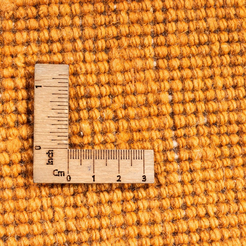 Dywan o wysokim runie okrągły  - 200 x 200 cm - złoto