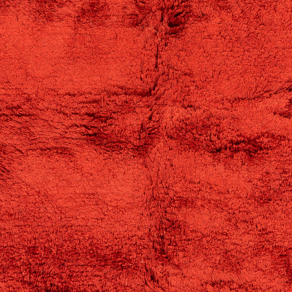 Dywan o wysokim runie - 230 x 160 cm - czerwony