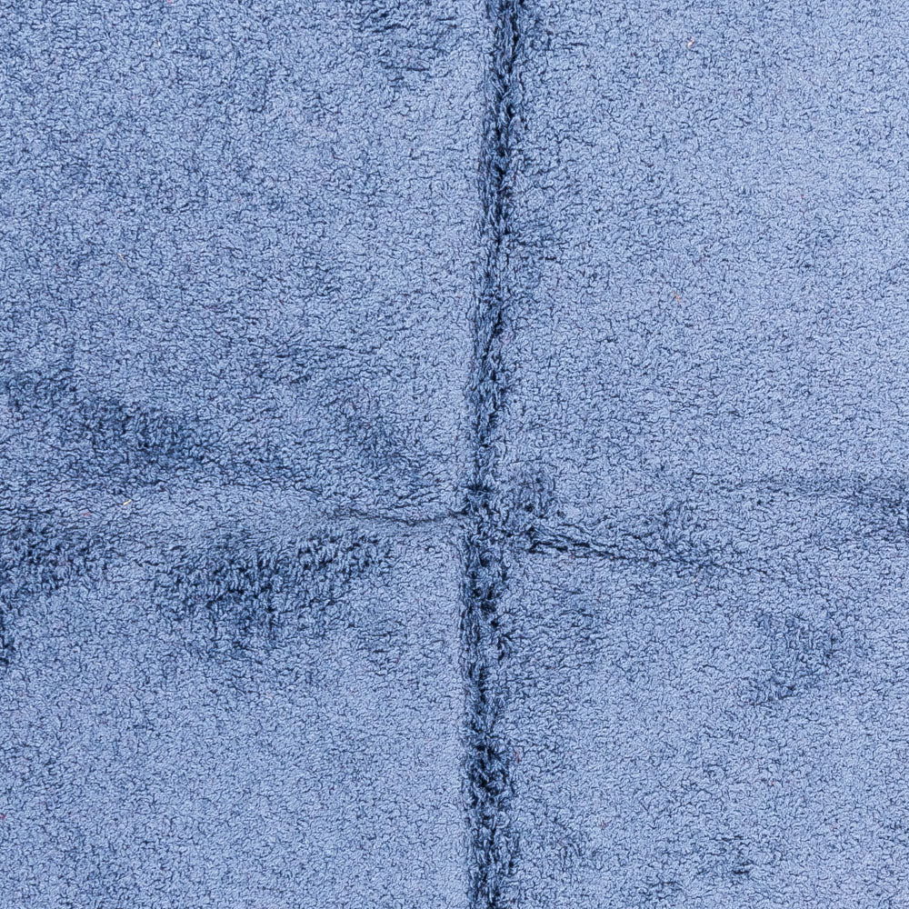 Dywan o wysokim runie - 230 x 160 cm - niebieski