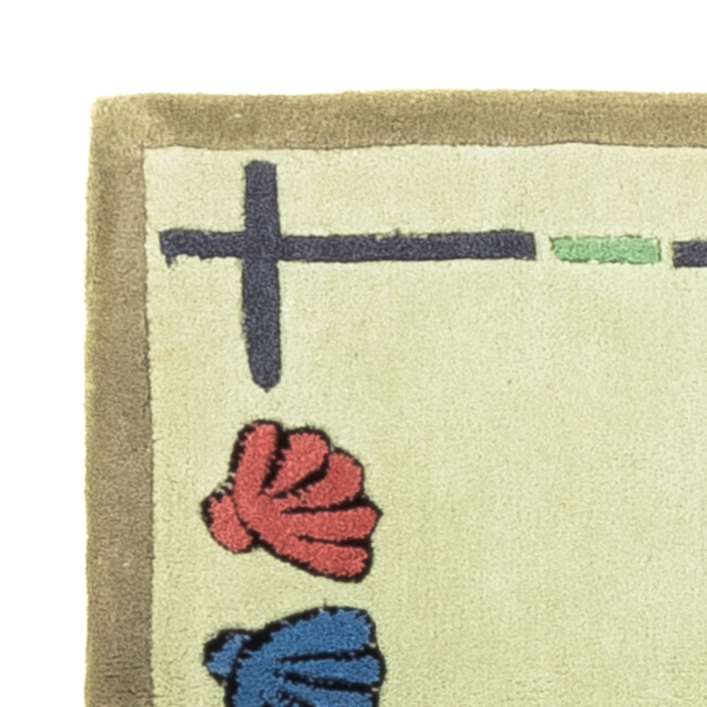 Nowoczesna wykładzina - 140 x 70 cm - beżowy