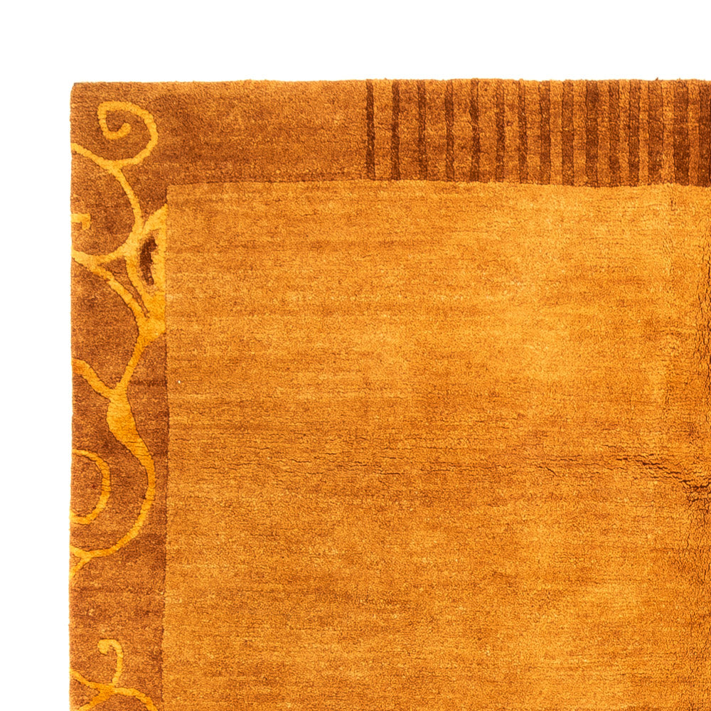 Dywan z Nepalu kwadratowy  - 207 x 199 cm - rdza