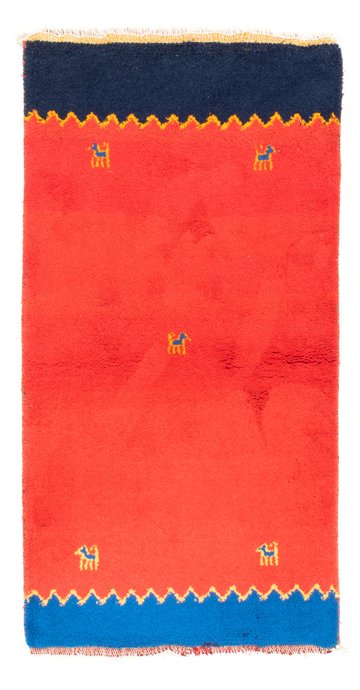 Dywan Gabbeh - Indus - 164 x 95 cm - czerwony