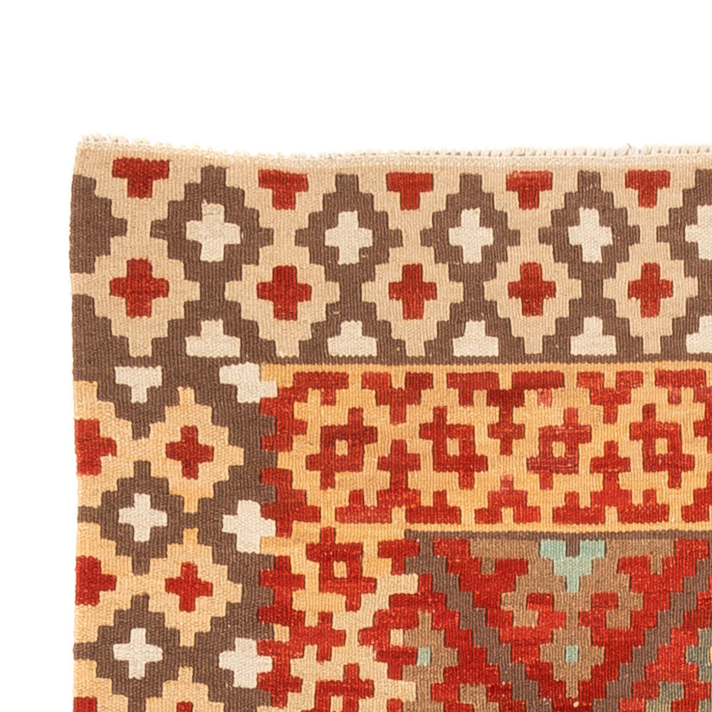 Biegacz Dywan Kelim - Splash - 203 x 110 cm - czerwony