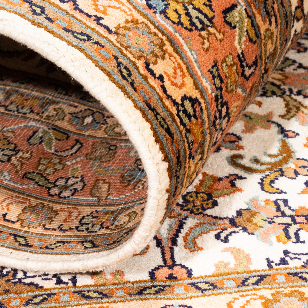 Jedwabny dywan - Kashmir Silk - 149 x 95 cm - beżowy