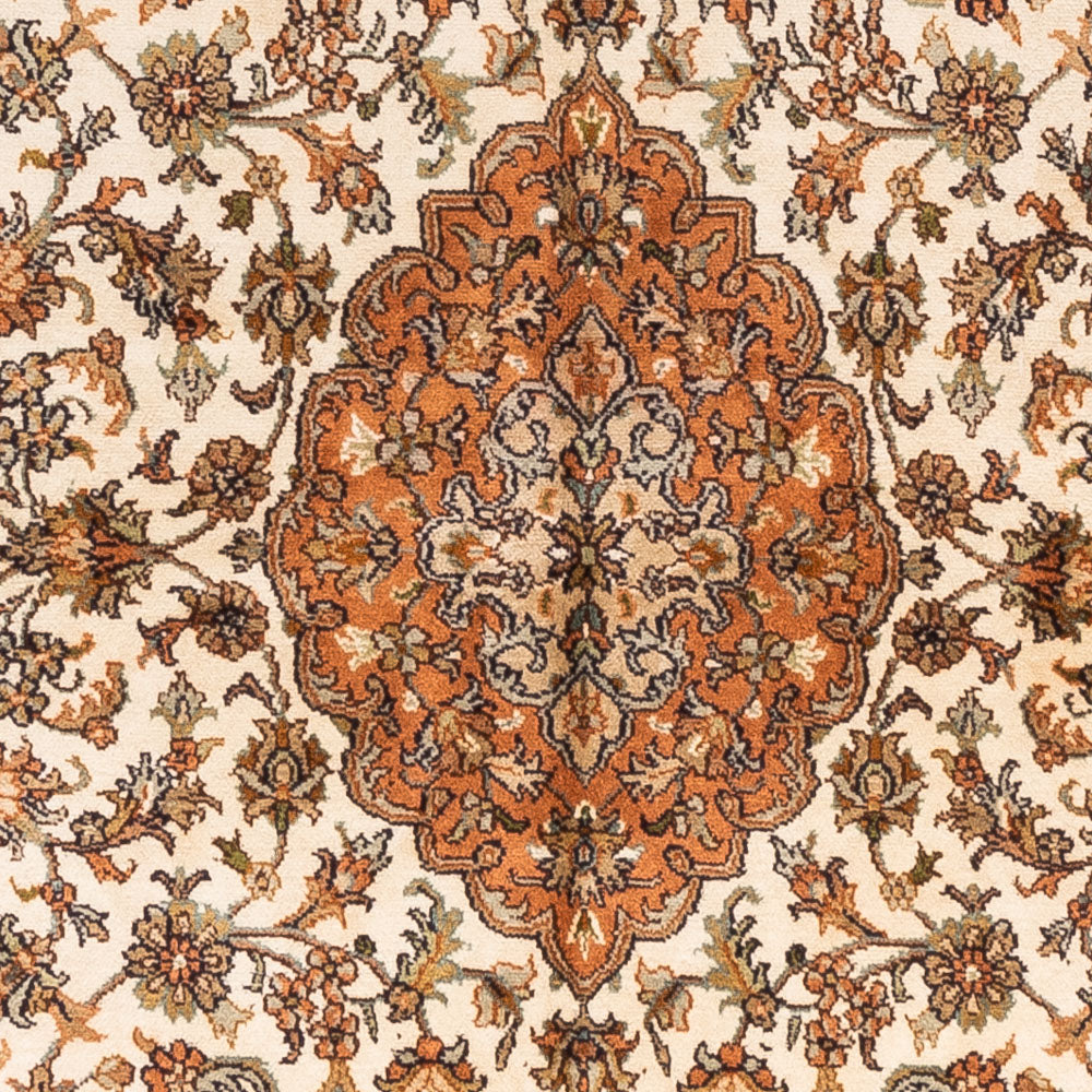 Jedwabny dywan - Kashmir Silk - 168 x 95 cm - beżowy