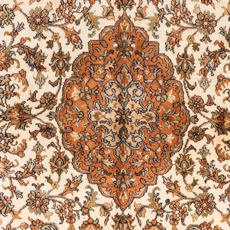 Jedwabny dywan - Kashmir Silk - 168 x 95 cm - beżowy