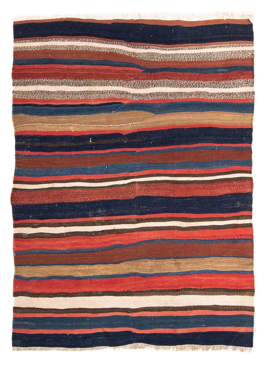 Dywan Kelim - Stary - 200 x 140 cm - wielokolorowy