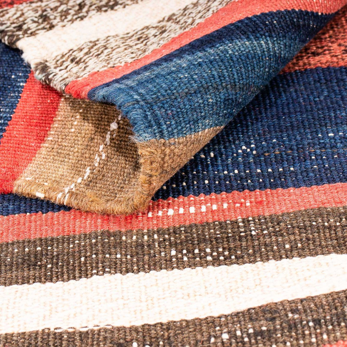 Dywan Kelim - Stary - 200 x 140 cm - wielokolorowy