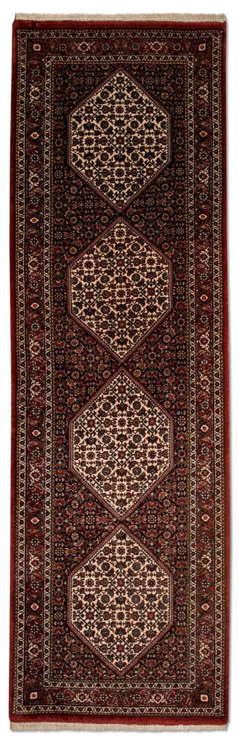 Biegacz Perski dywan - Bijar - Royal - 246 x 77 cm - niebieski