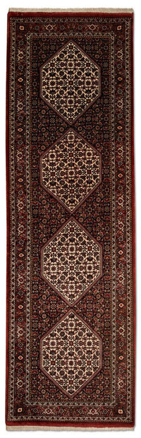 Biegacz Perski dywan - Bijar - Royal - 246 x 77 cm - niebieski