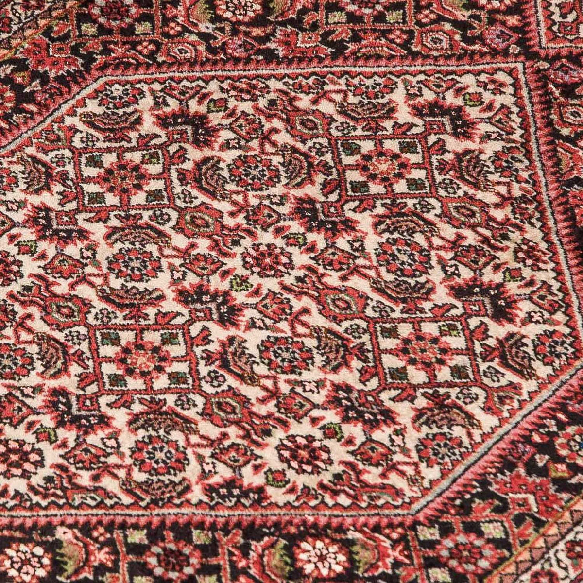 Biegacz Perski dywan - Bijar - Royal - 246 x 77 cm - niebieski