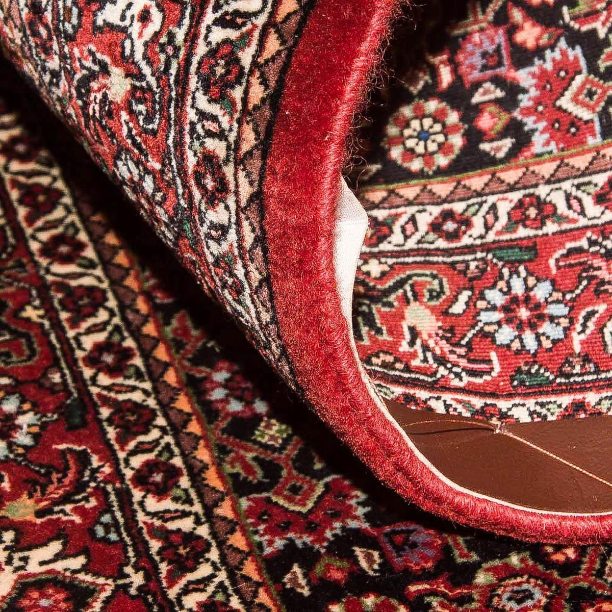 Biegacz Perski dywan - Bijar - Royal - 246 x 77 cm - niebieski