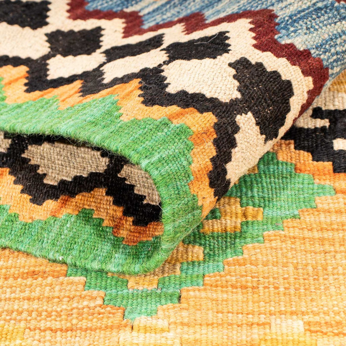 Dywan Kelim - Splash - 178 x 127 cm - wielokolorowy