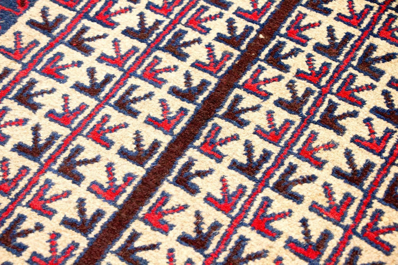 Dywan beludżycki - 130 x 75 cm - beżowy