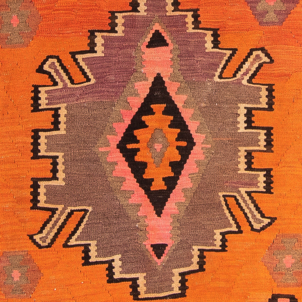 Biegacz Dywan Kelim - Stary - 265 x 135 cm - wielokolorowy