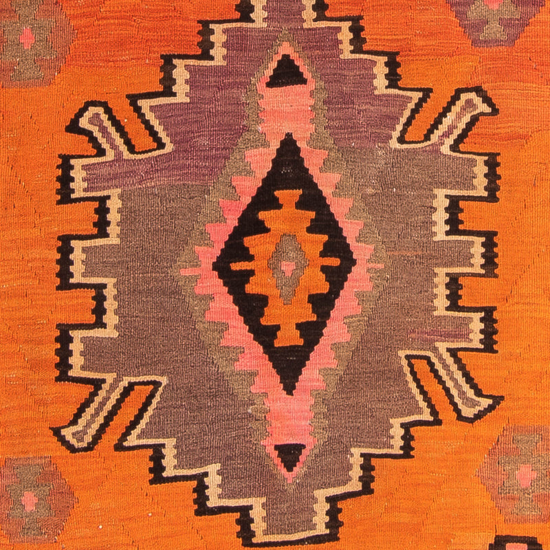 Biegacz Dywan Kelim - Stary - 265 x 135 cm - wielokolorowy