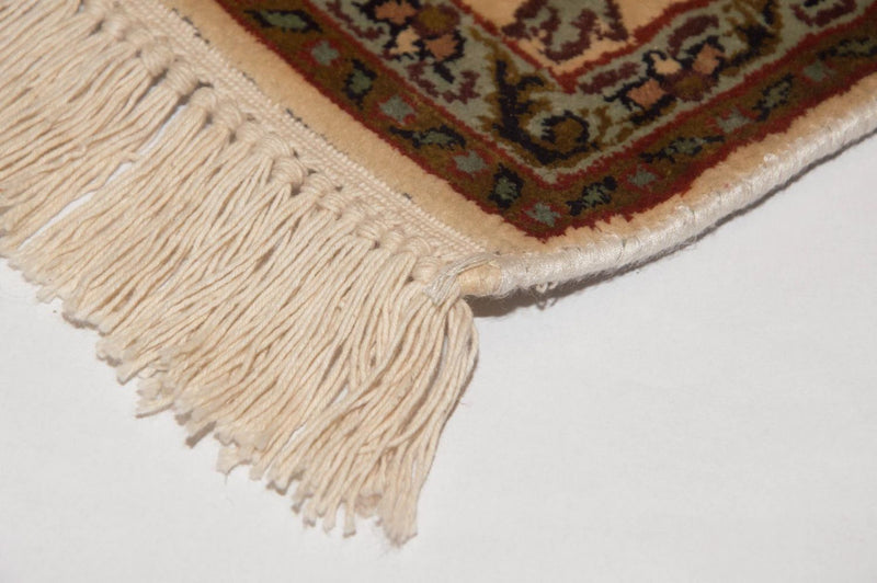 Jedwabny dywan - Kashmir Silk - 164 x 94 cm - beżowy