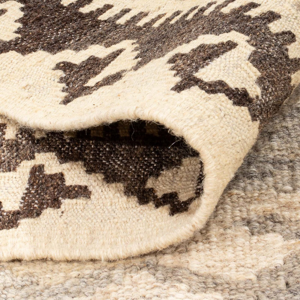 Dywan Kelim - Splash - 196 x 134 cm - natura