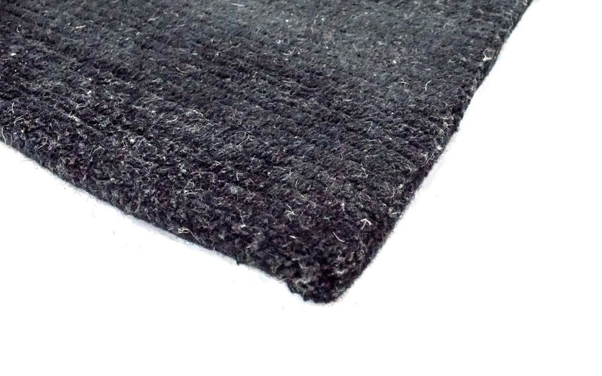 Dywan wełniany - 120 x 75 cm - niebieski