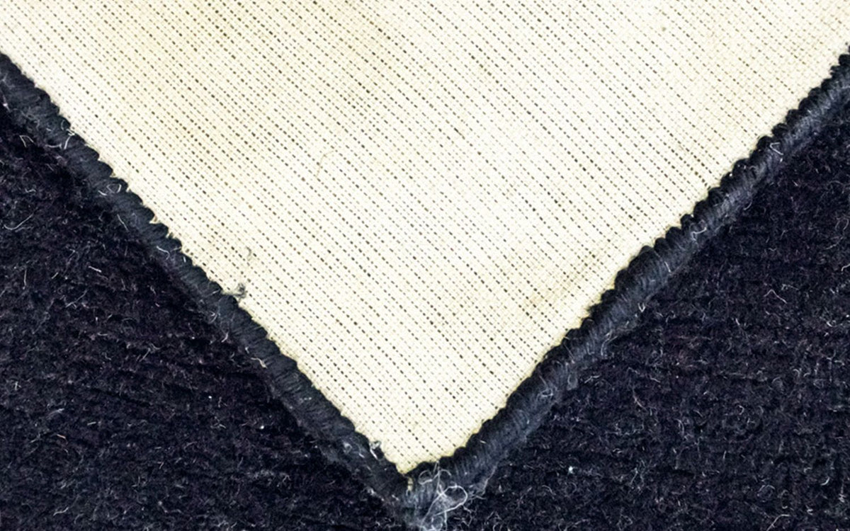 Dywan wełniany - 120 x 75 cm - niebieski