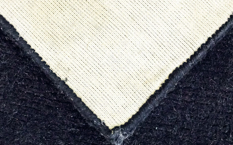 Dywan wełniany - 120 x 75 cm - niebieski