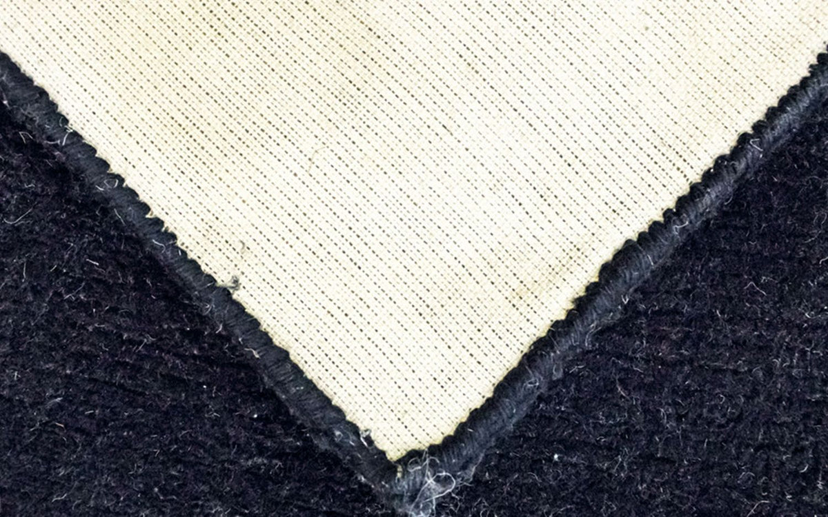 Dywan wełniany - 120 x 75 cm - niebieski