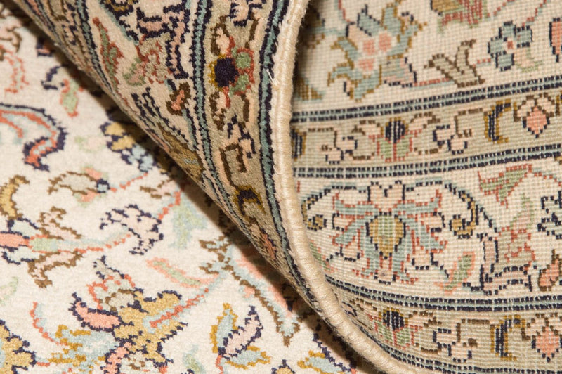 Jedwabny dywan - Kashmir Silk - 95 x 62 cm - beżowy