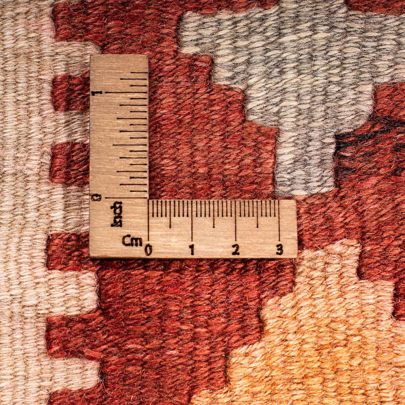 Biegacz Dywan Kelim - Stary - 390 x 170 cm - wielokolorowy