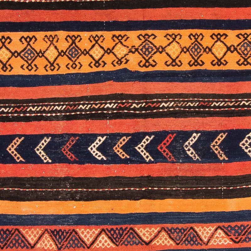 Dywan Kelim - Stary - 210 x 157 cm - wielokolorowy