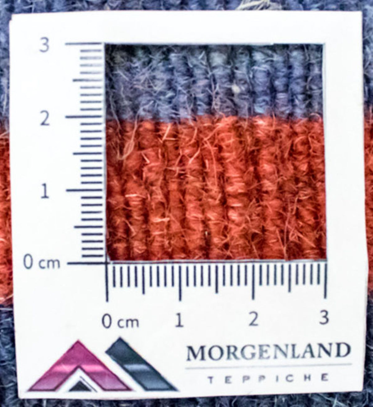 Dywan wełniany - 90 x 60 cm - wielokolorowy