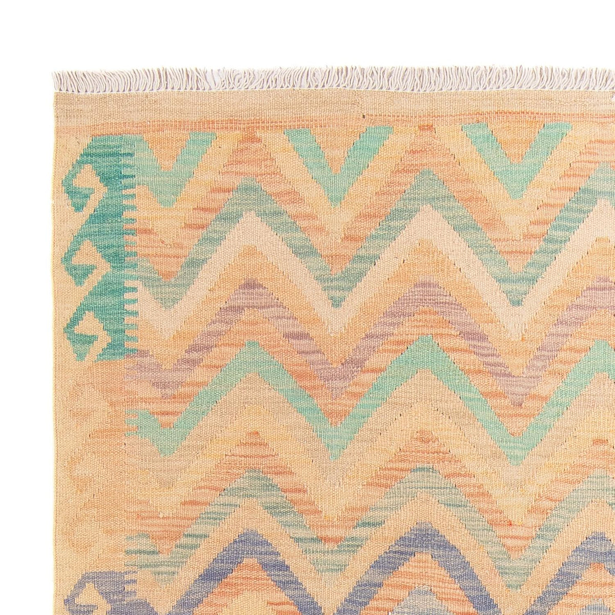 Dywan Kelim - Splash - 203 x 152 cm - wielokolorowy