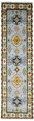 Biegacz Dywan orientalny - 300 x 82 cm - jasnoniebieski