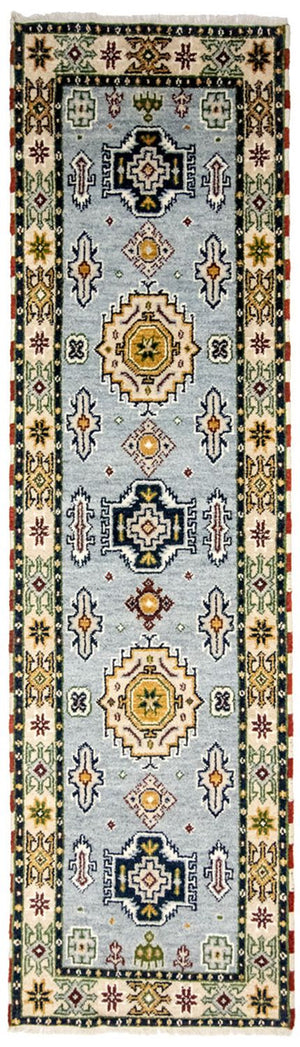 Biegacz Dywan orientalny - 300 x 82 cm - jasnoniebieski