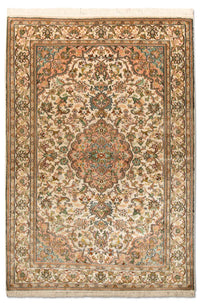 Jedwabny dywan - Kashmir Silk - 148 x 93 cm - beżowy