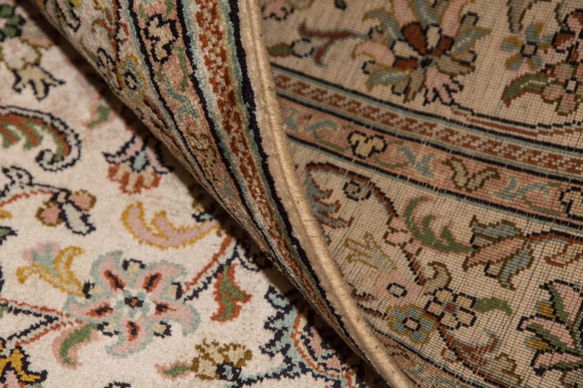 Jedwabny dywan - Kashmir Silk - 148 x 93 cm - beżowy