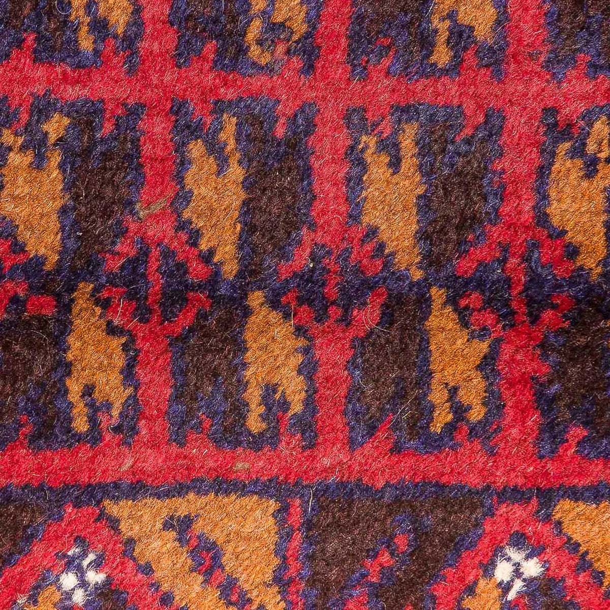 Dywan beludżycki - 129 x 77 cm - czerwony