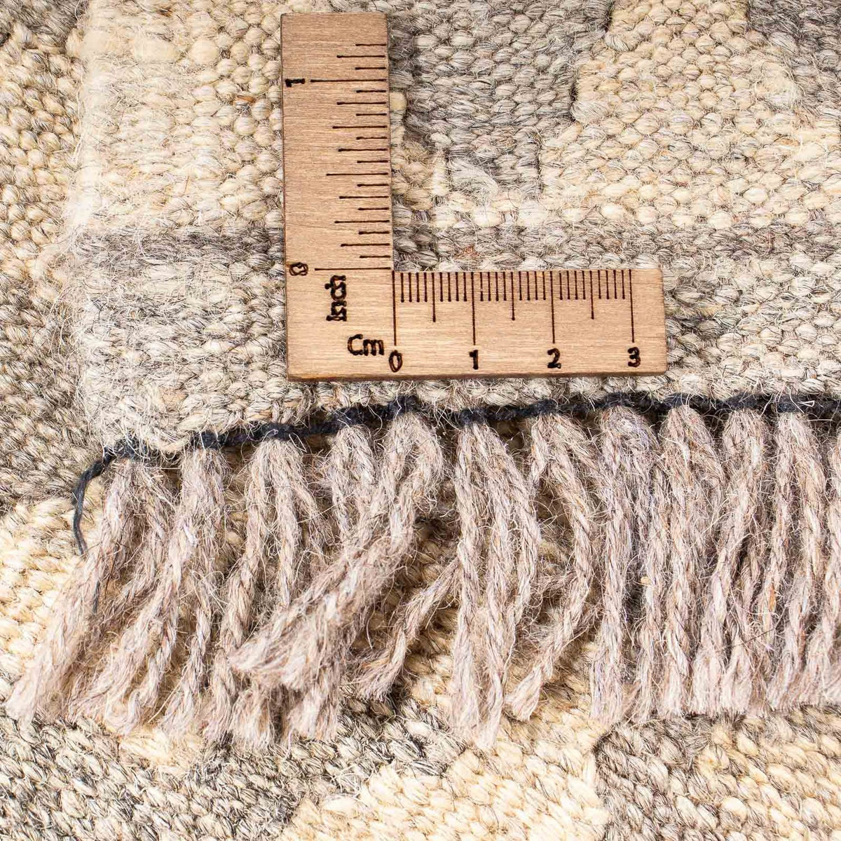 Dywan Kelim - Splash - 210 x 154 cm - beżowy