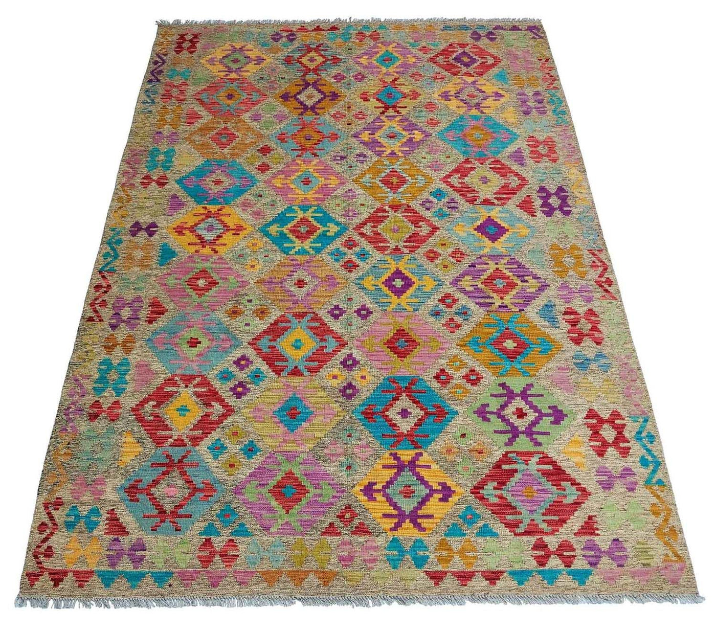 Kilim Maimana Dywan 294x199cm - Dywan wełniany