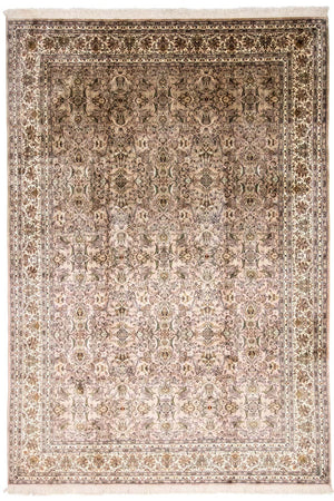 Jedwabny dywan - Kashmir Silk - 308 x 204 cm - beżowy