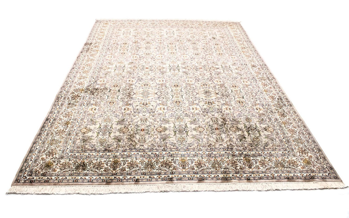 Jedwabny dywan - Kashmir Silk - 308 x 204 cm - beżowy